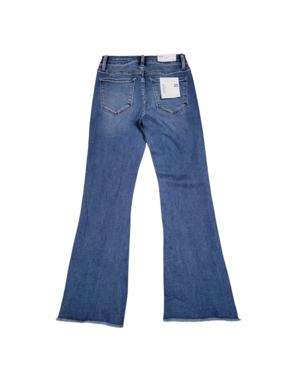 VERVET Alison Women's Mid-Rise Flare Blue Jeans Size 25 NWT Waist 25 Inseam 27